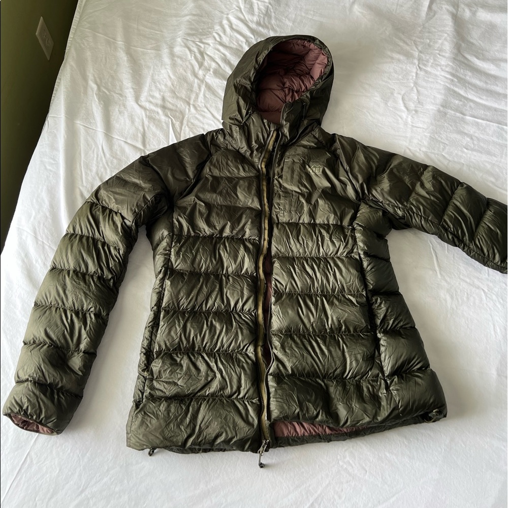 REI stratocloud down hoodie